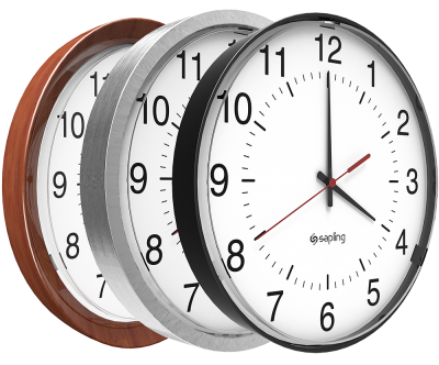 Sapling Introduces New Slim Line Analog Clocks! 