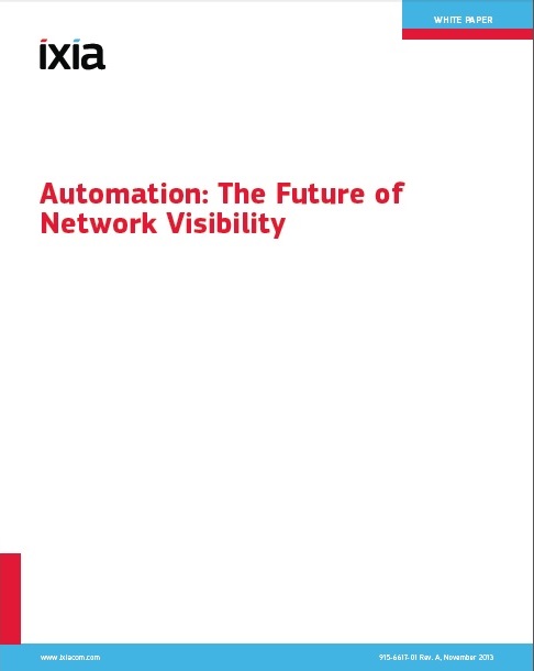 Ixia- Automation the Future of Network Visibility