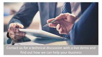 Contact Us for a Technical Discussion with a Live Demo