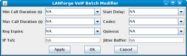 LANforge-GUI VoIP Batch Modifier