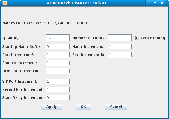 LANforge-GUI VoIP Batch Creator