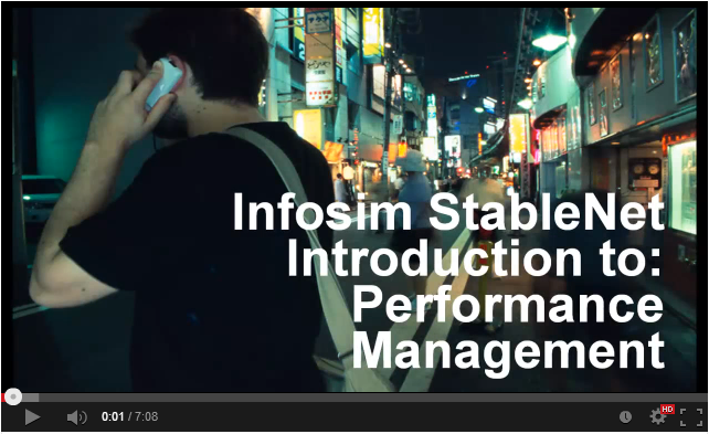 Infosim Stablenet Introduction to Performance Management