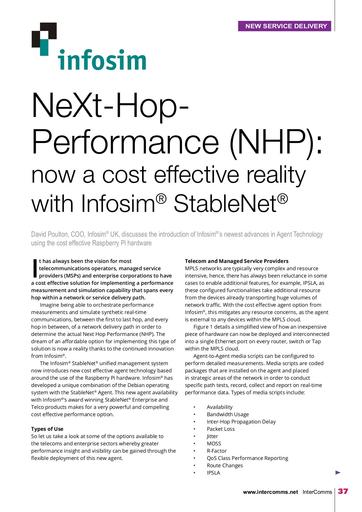 NeXt-HOP-Performance