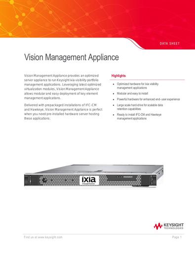 Vision Management Appliance