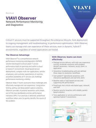 Observer Platform Overview Brochure