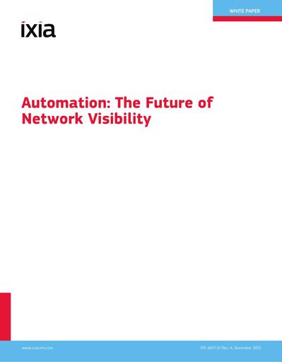 Automation: The Future of Network Visibility