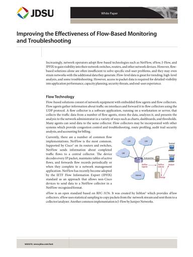 Improving the Effectiveness of Flow-Based Monitoring and Troubleshooting