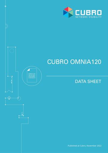 Cubro Omnia120 Datasheet