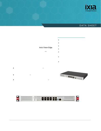 IxChariot with Vision Edge 1S