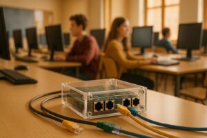 Using Network TAPs to enhance network security in School Networks