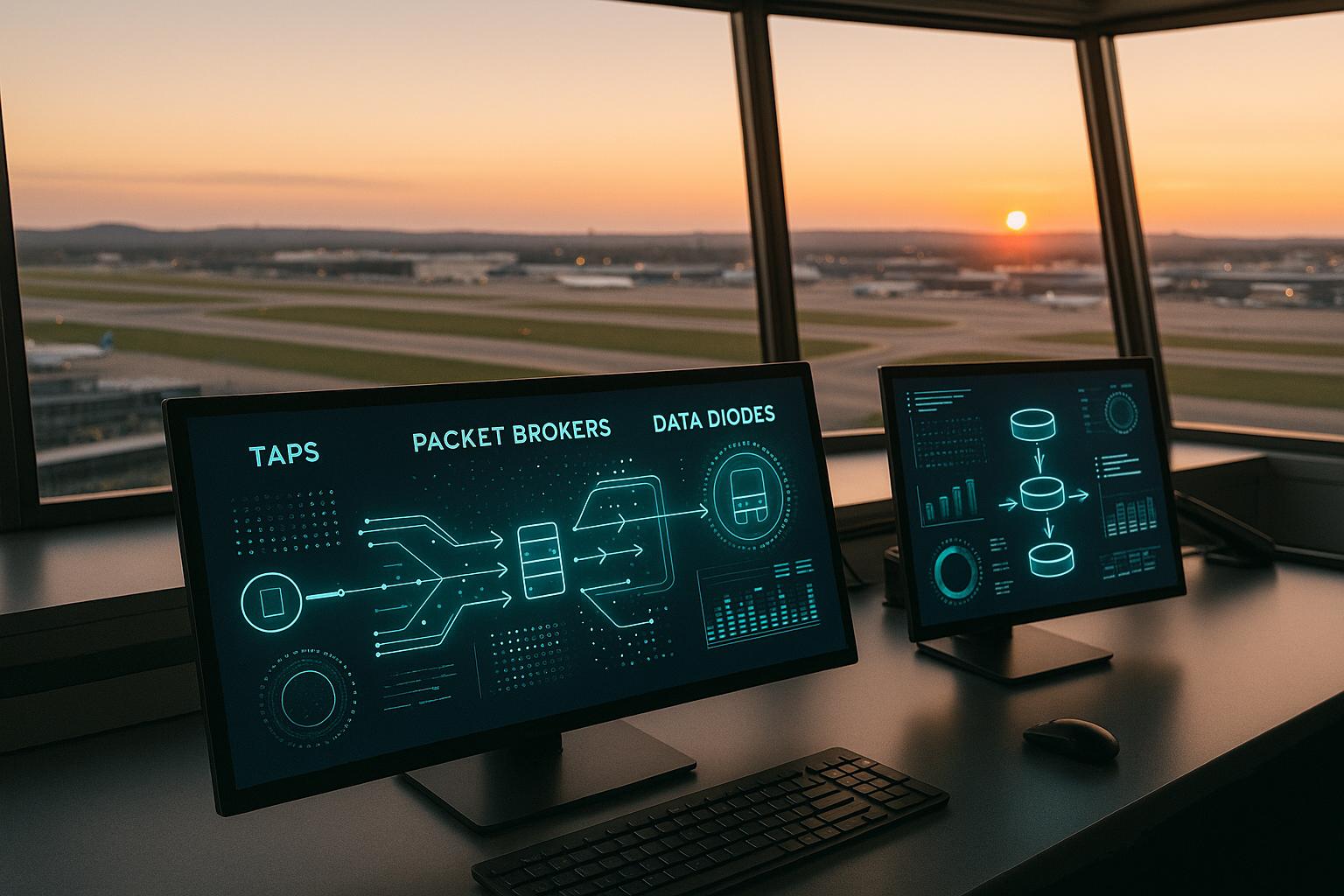 How TAPS, Packet Brokers and Data Diodes are driving security improvements in the air transportation industry