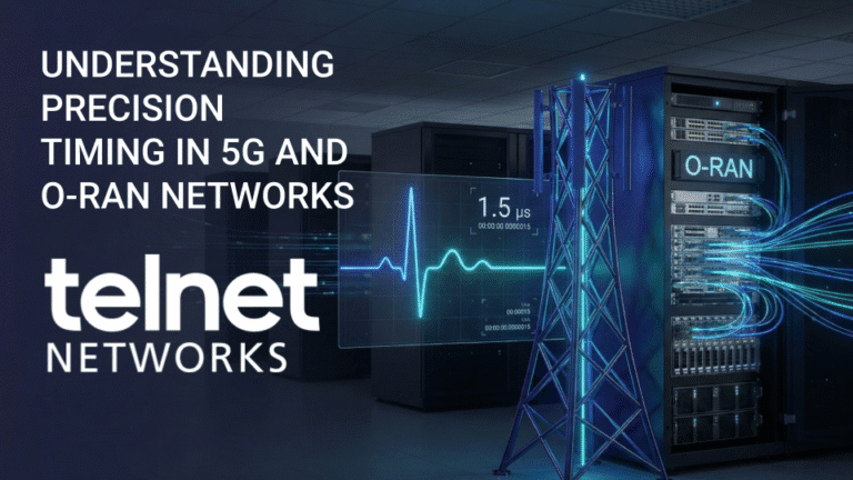 Understanding Precision Timing in 5G and O-RAN Networks - Telnet Networks