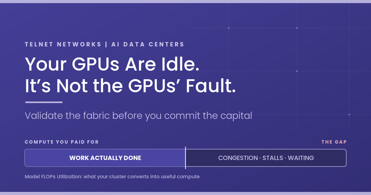 Your GPUs Are Idle. It's Probably Not the GPUs' Fault.